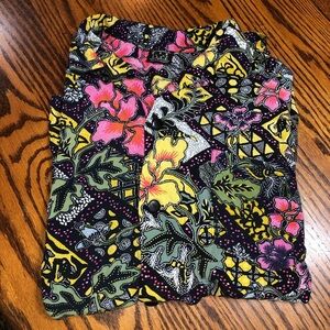 FLAMINGO’S FIT TO BE TIED SIZE LARGE MENS TROPICAL PRINT BUTTON UP WITH POCKET